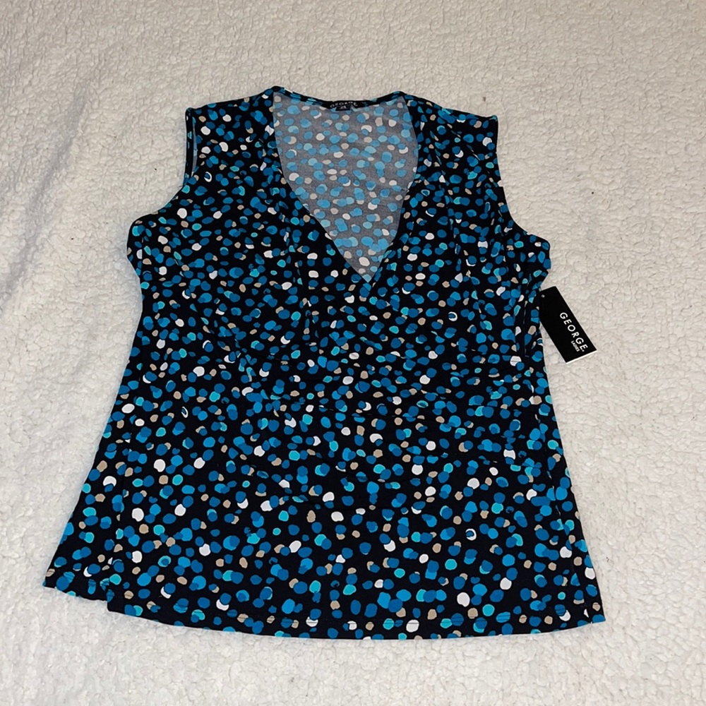 Short sleeved wrap top